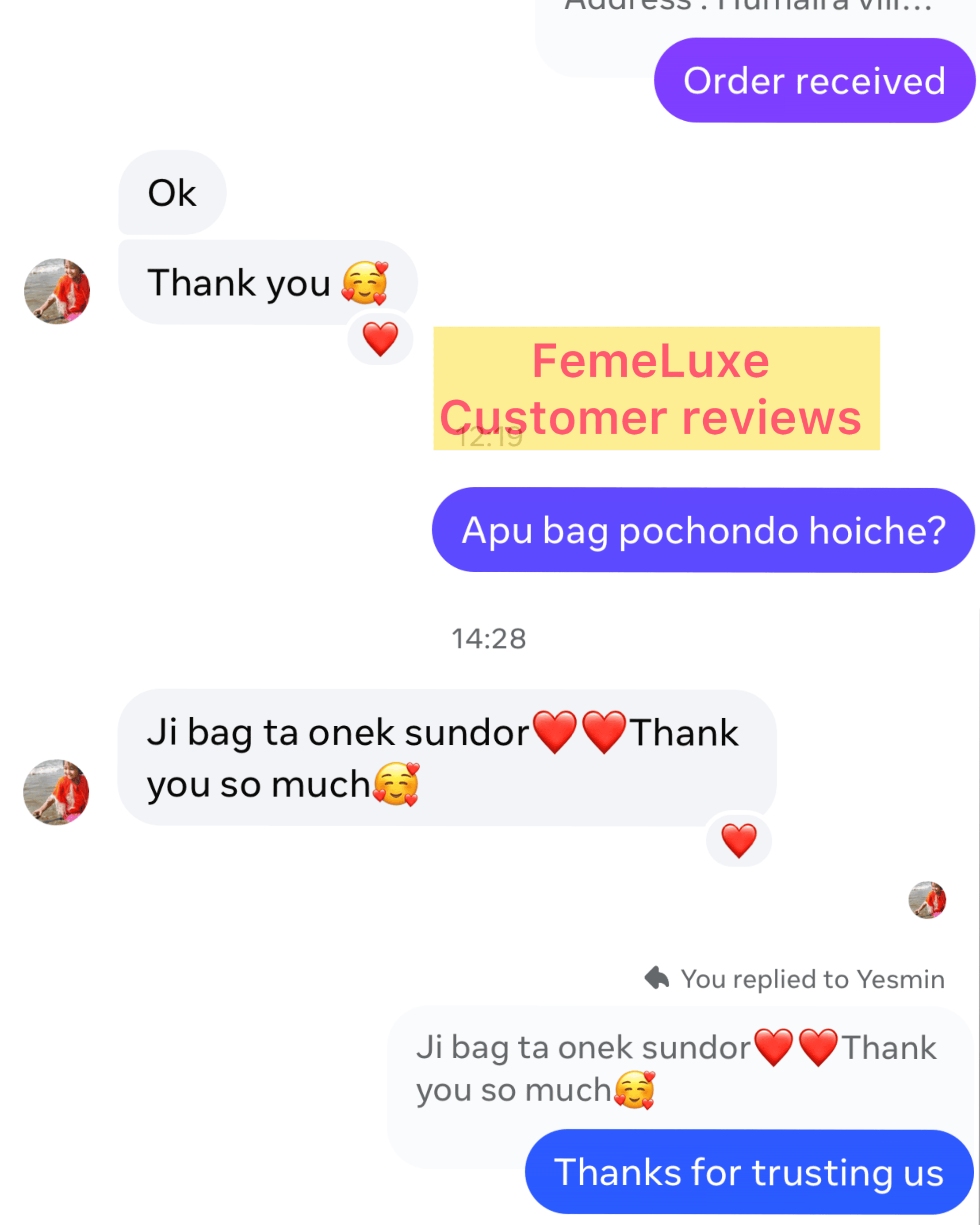 happy customer